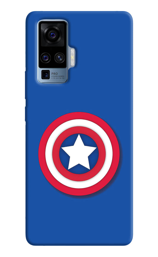Shield Vivo X50 Pro Hard Case Back Cover by Casekaro