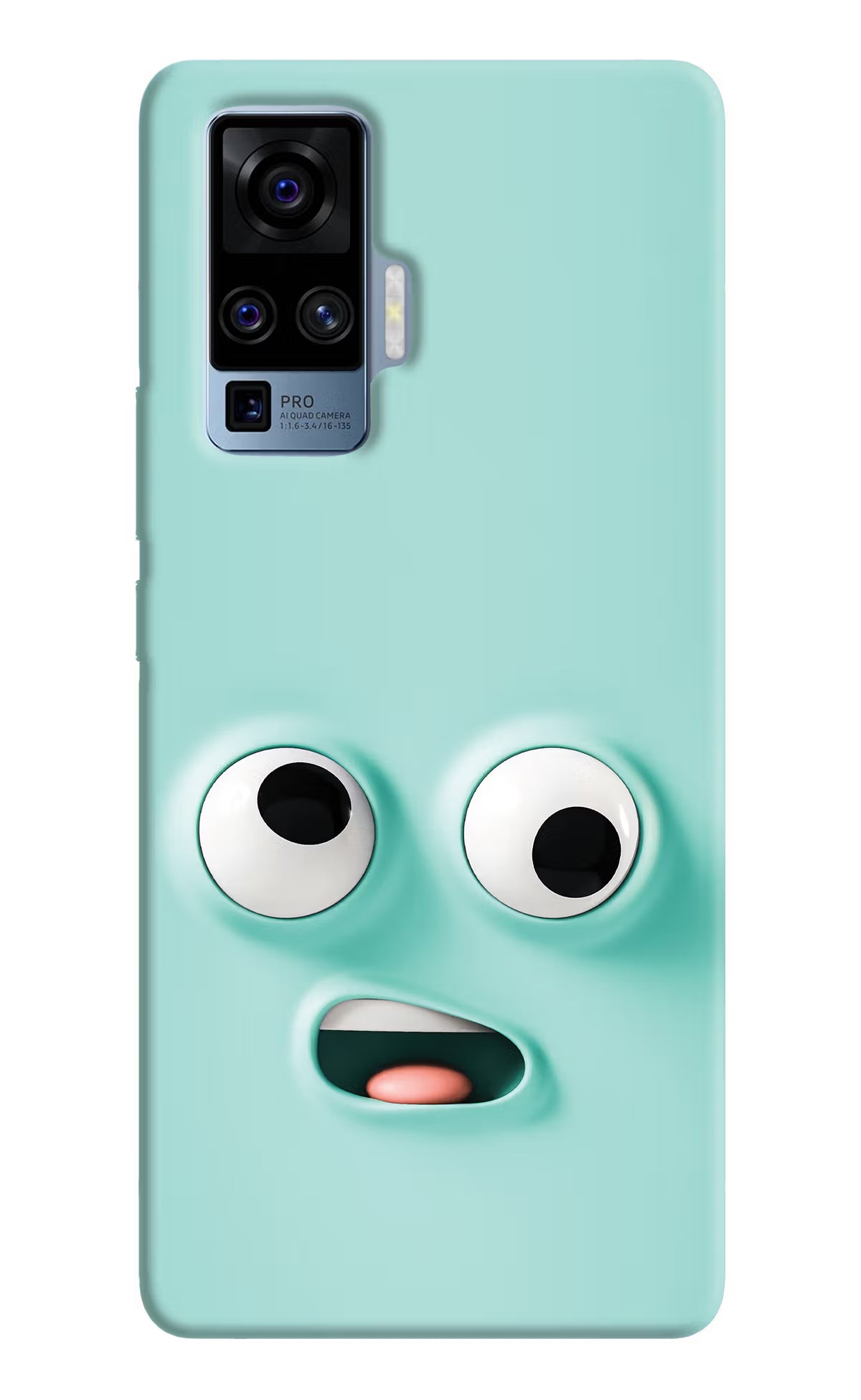 Funny Cartoon Vivo X50 Pro Hard Case Back Cover by Casekaro