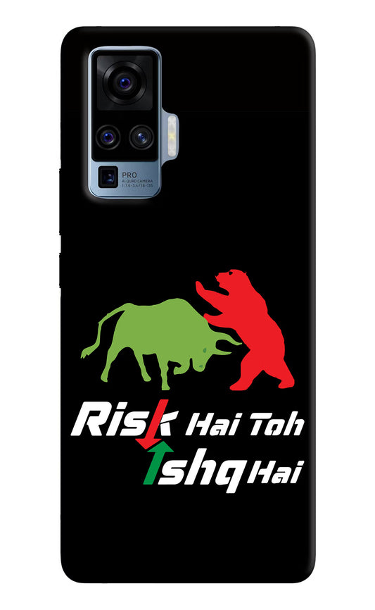 Risk Hai Toh Ishq Hai Vivo X50 Pro Hard Case Back Cover by Casekaro