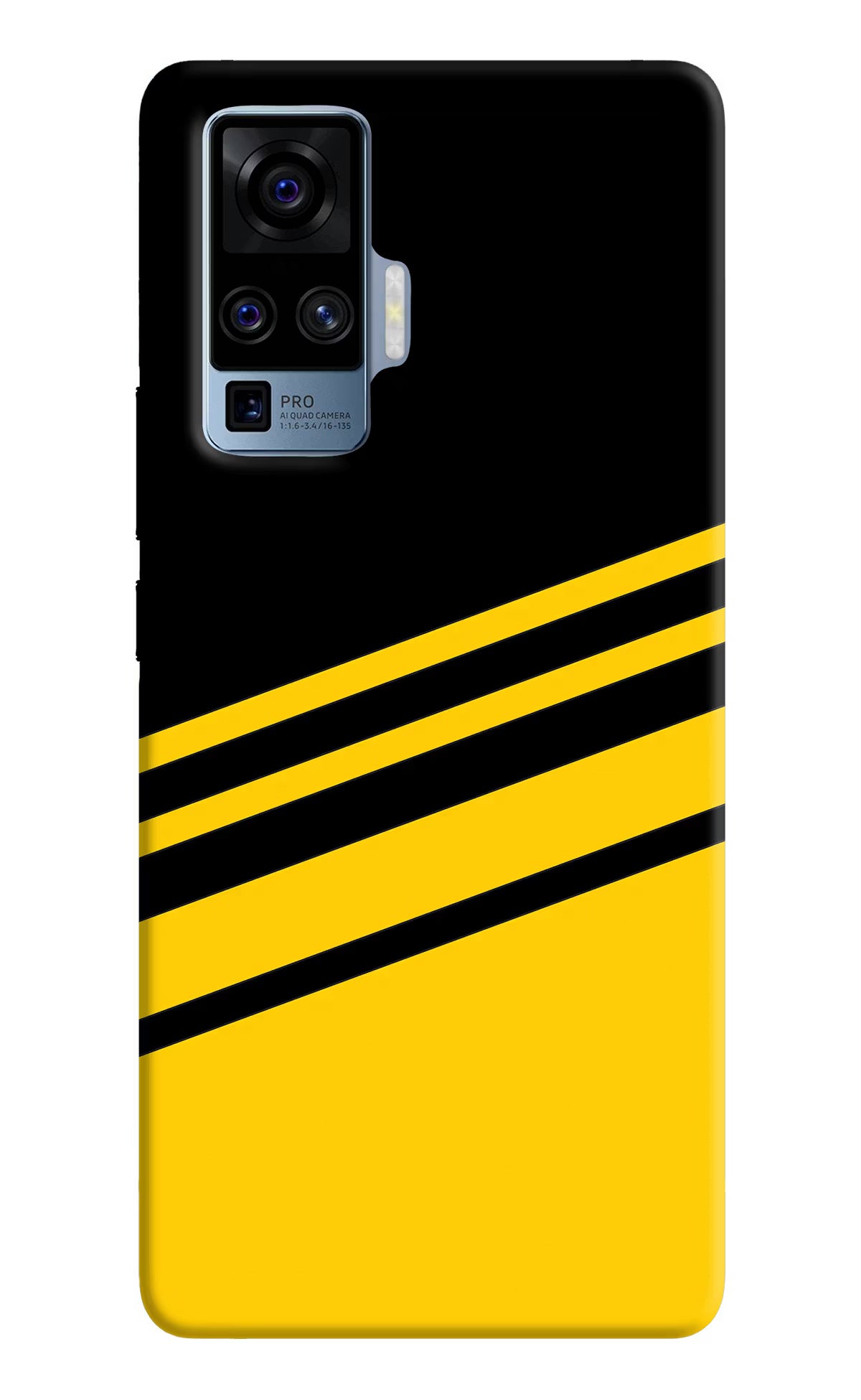 Yellow Shades Vivo X50 Pro Hard Case Back Cover by Casekaro
