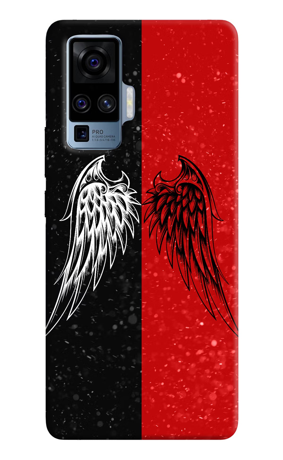 Wings Vivo X50 Pro Hard Case Back Cover by Casekaro