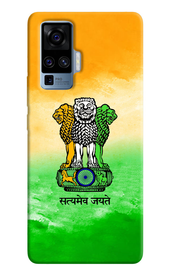 Satyamev Jayate Flag Vivo X50 Pro Hard Case Back Cover by Casekaro