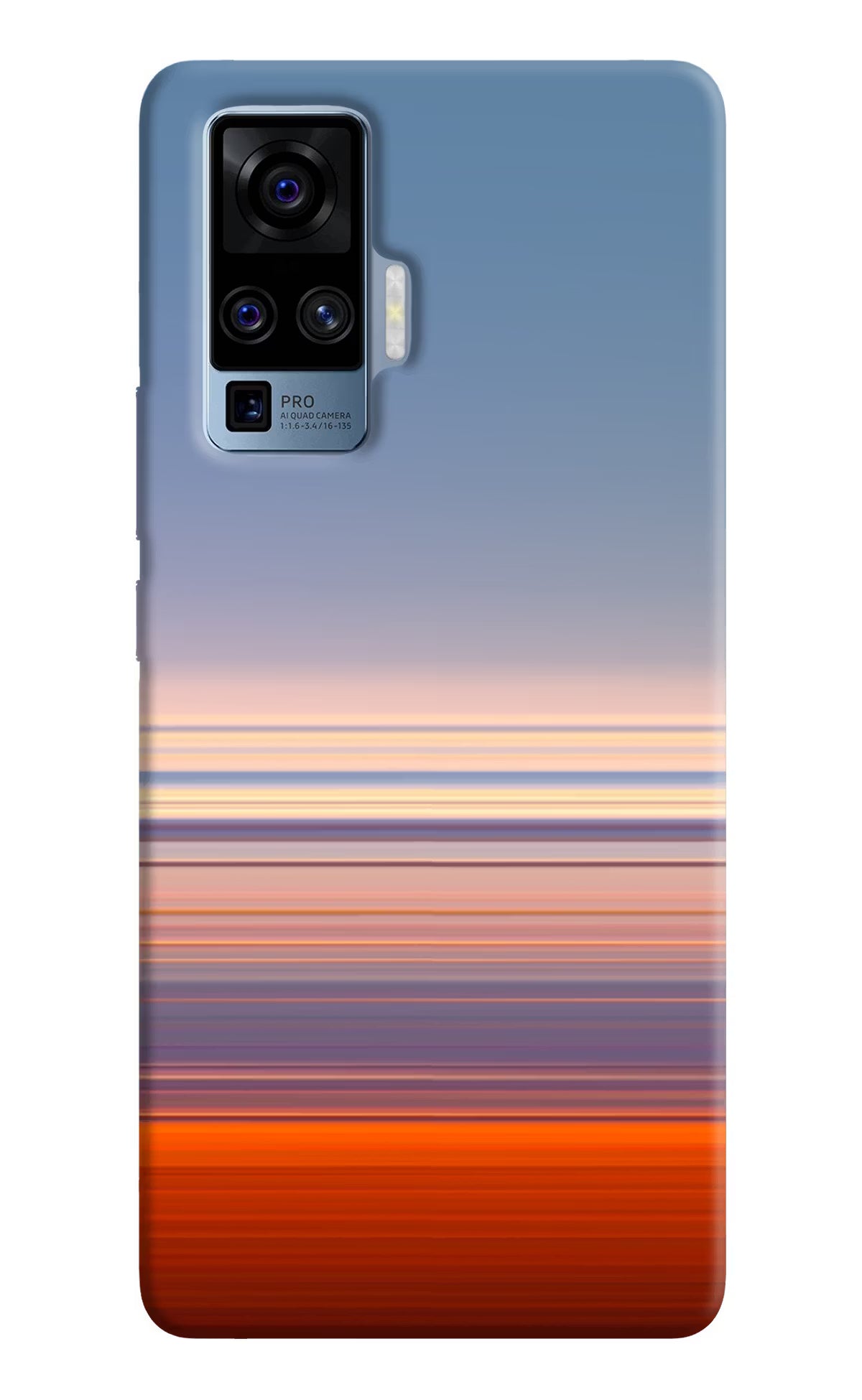 Morning Colors Vivo X50 Pro Hard Case Back Cover by Casekaro