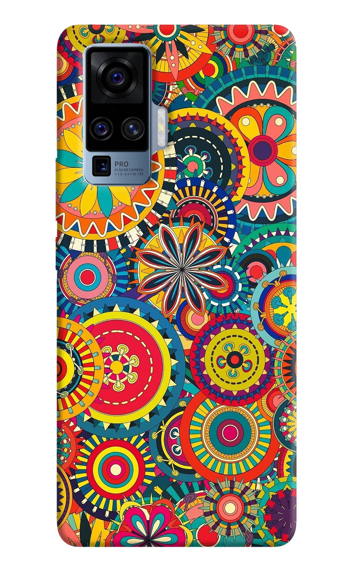 Gol Gol Art Vivo X50 Pro Hard Case Back Cover by Casekaro