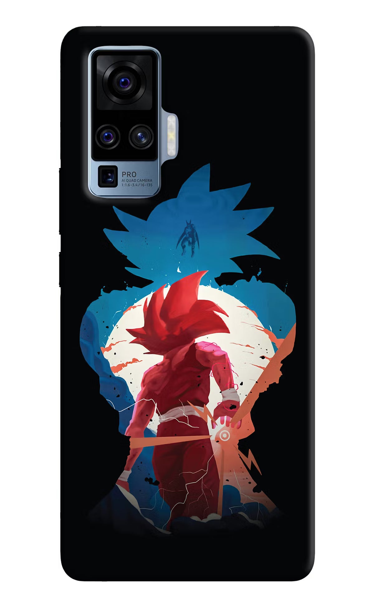 Goku Vivo X50 Pro Hard Case Back Cover by Casekaro