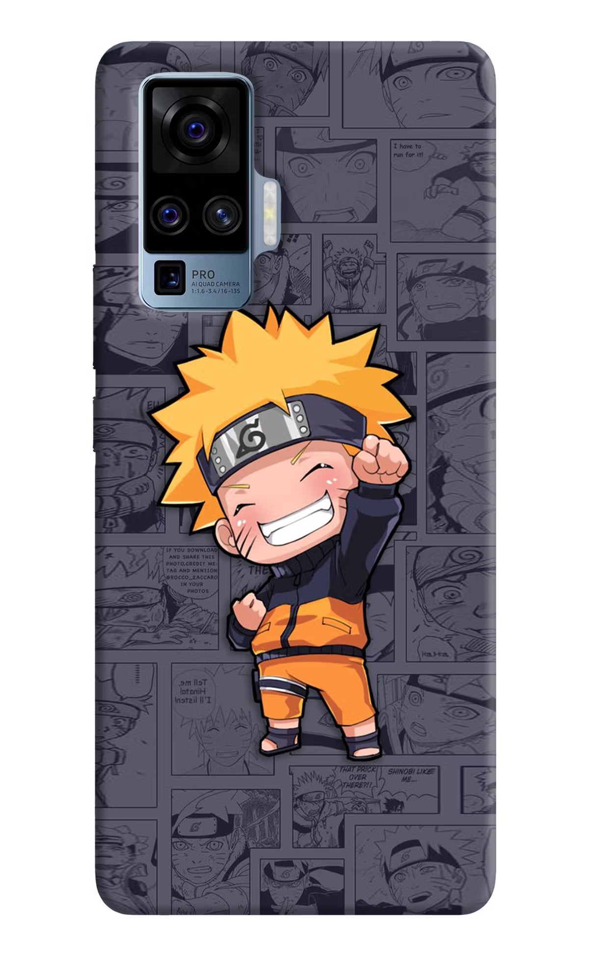 Chota Naruto Vivo X50 Pro Hard Case Back Cover by Casekaro