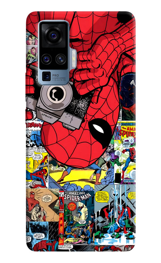 Spider Man Vivo X50 Pro Hard Case Back Cover by Casekaro