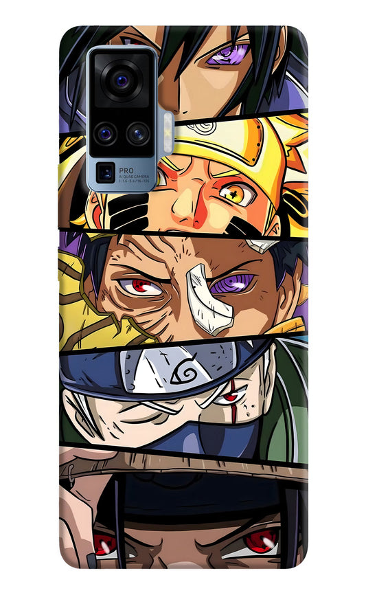 Naruto Character Vivo X50 Pro Hard Case Back Cover by Casekaro