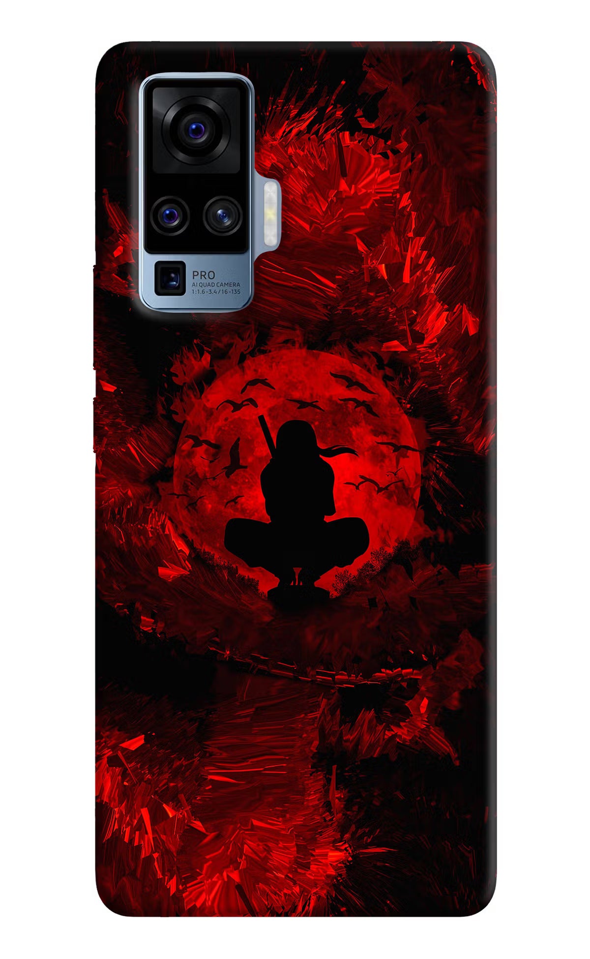 Itachi Uchiha Vivo X50 Pro Hard Case Back Cover by Casekaro