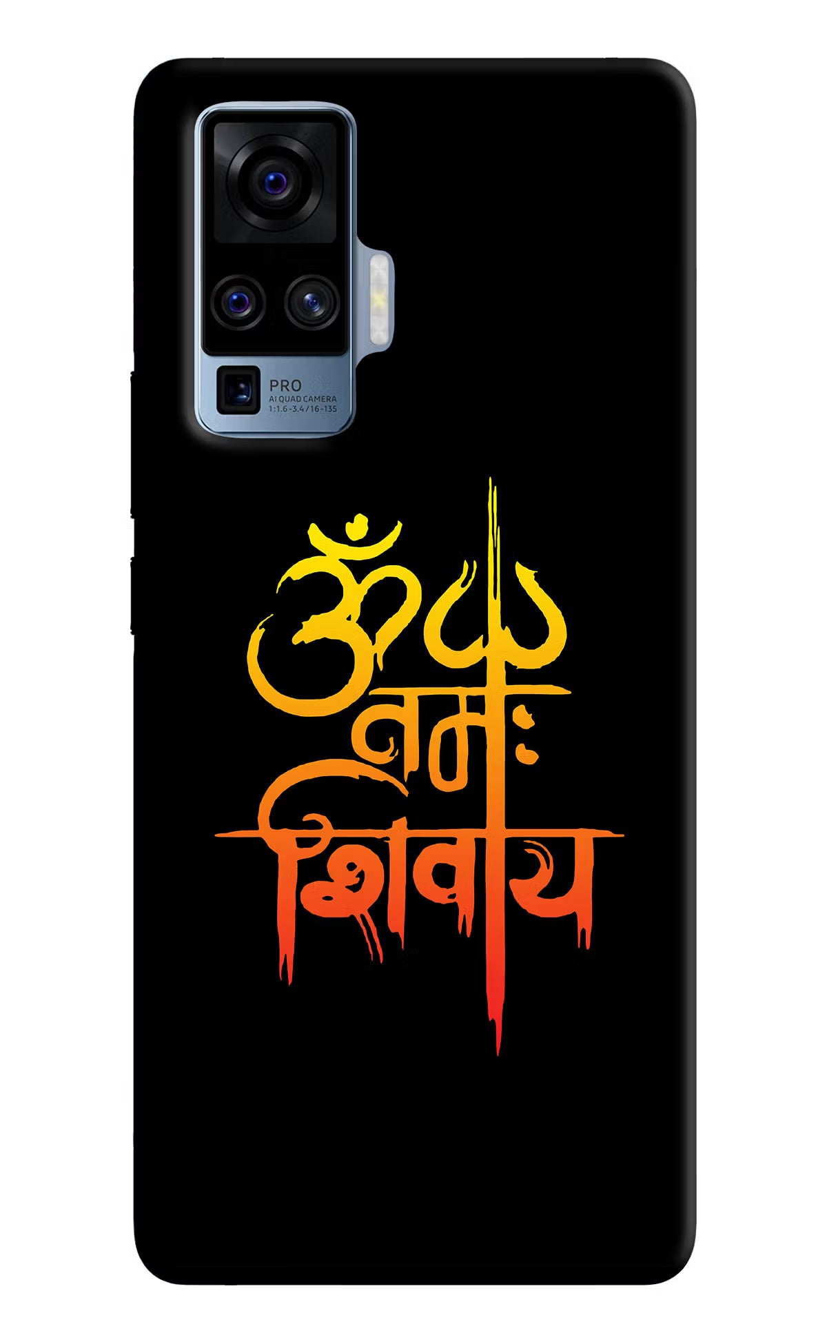 Om Namah Shivay Vivo X50 Pro Hard Case Back Cover by Casekaro
