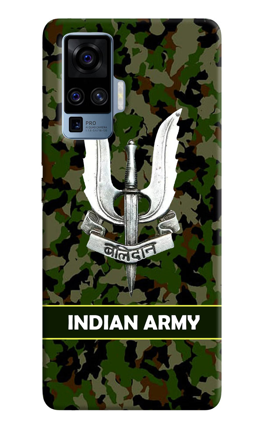 Balidan Indian Logo Vivo X50 Pro Back Cover, Hard case