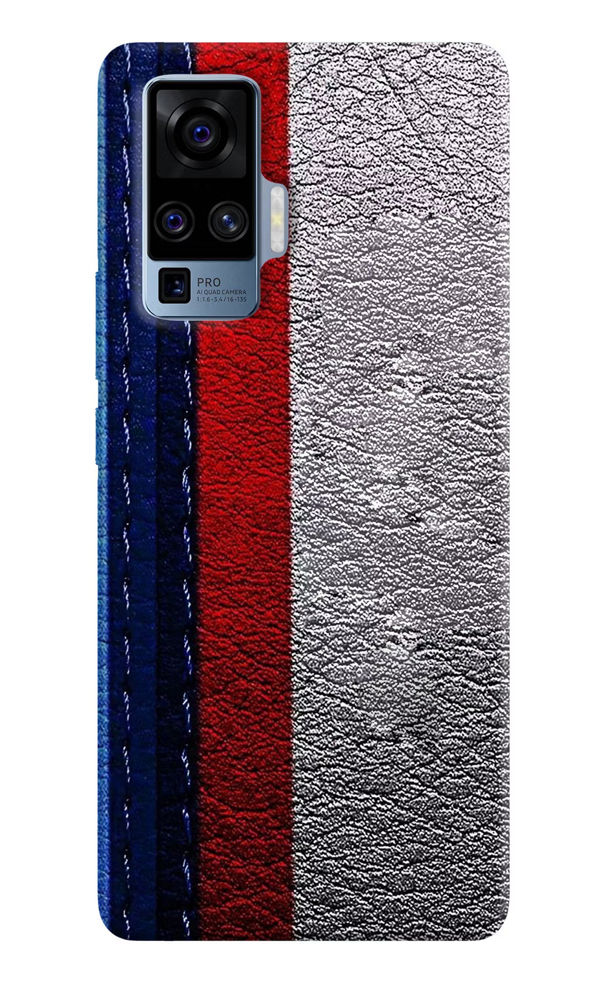 BMW Stripes Vivo X50 Pro Hard Case Back Cover by Casekaro
