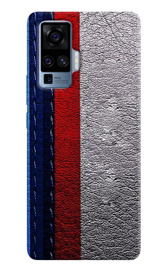 BMW Stripes Vivo X50 Pro Hard Case Back Cover by Casekaro