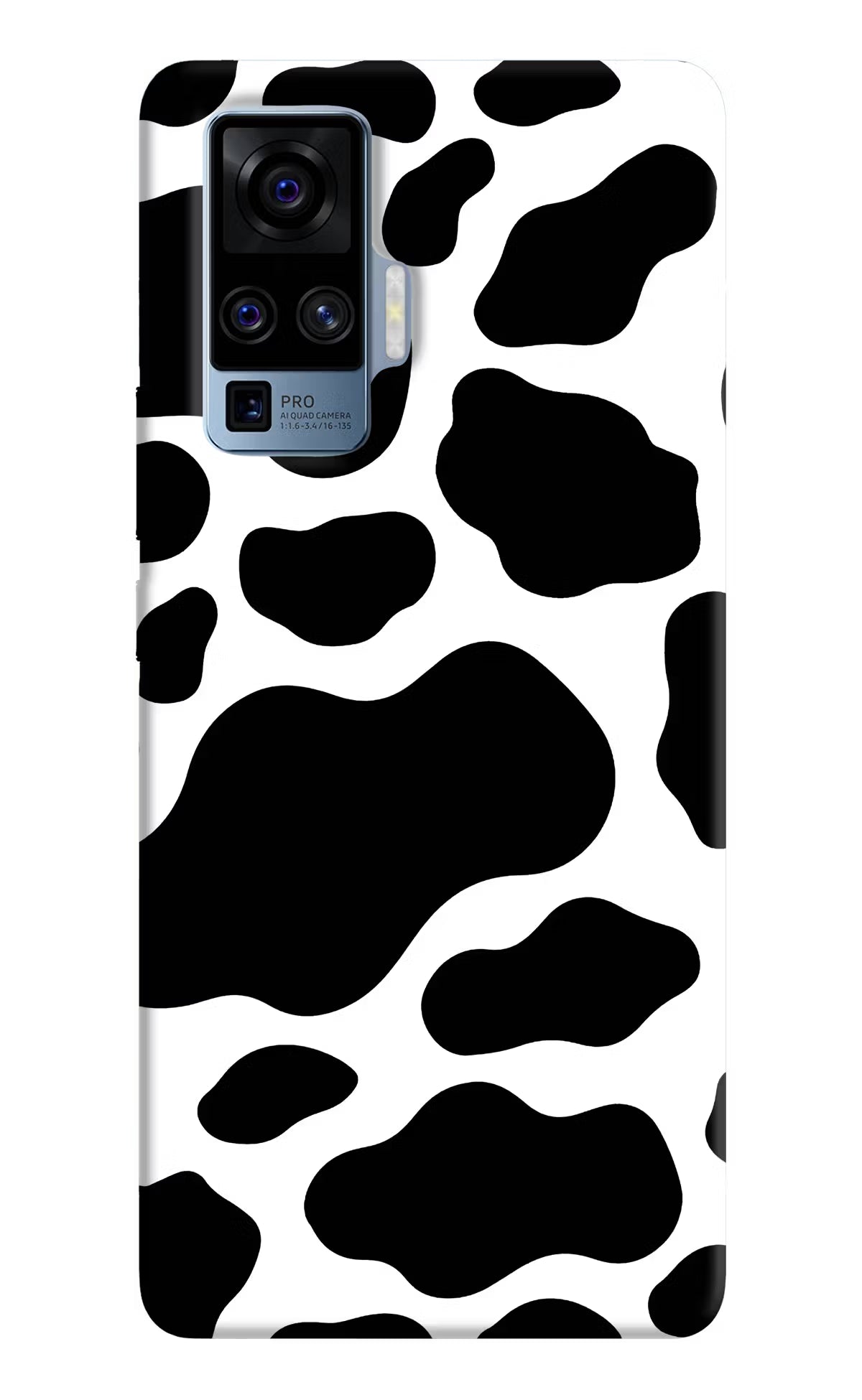 Cow Spots Vivo X50 Pro Hard Case Back Cover by Casekaro