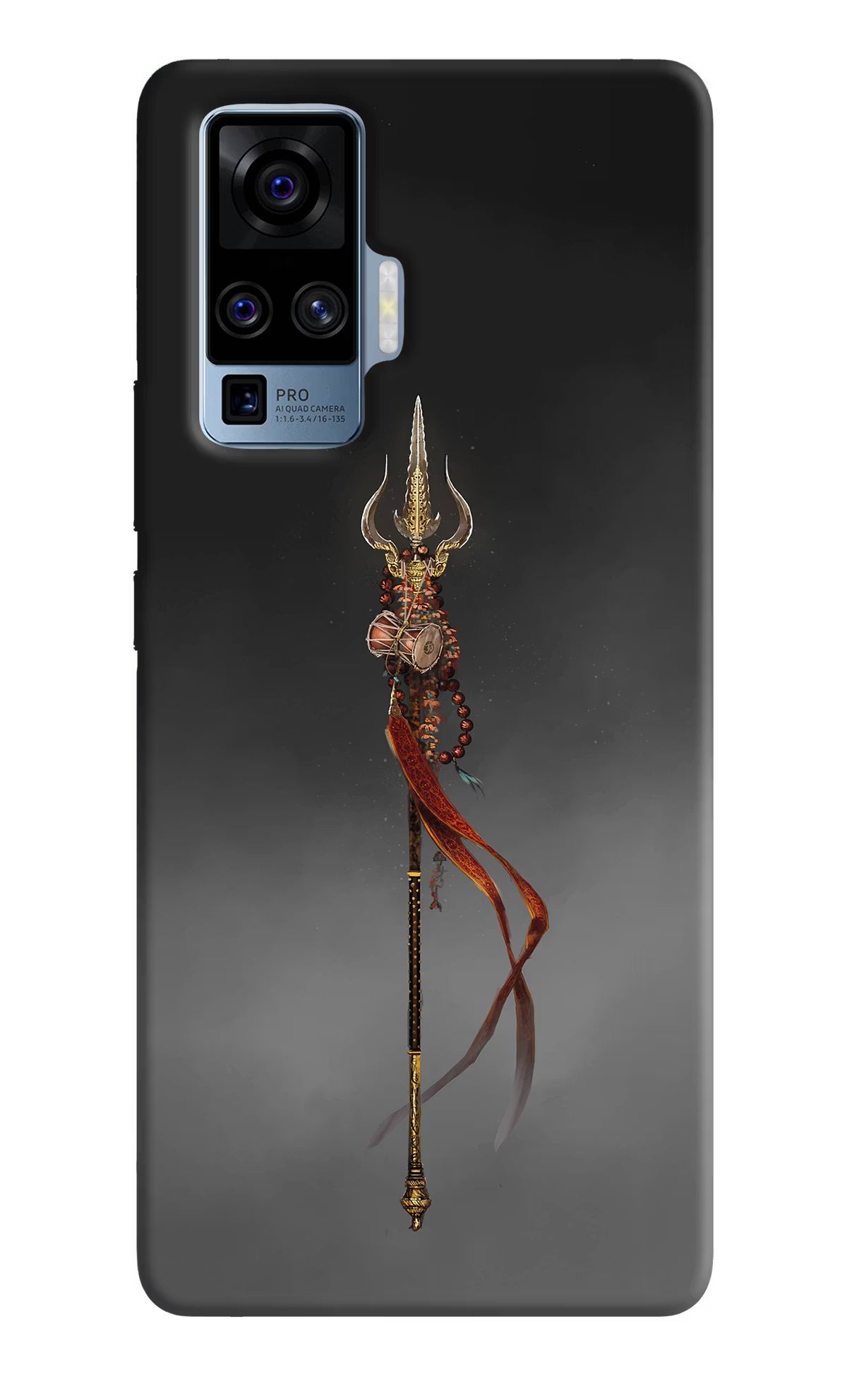 Shiv Trishul Vivo X50 Pro Hard Case Back Cover by Casekaro