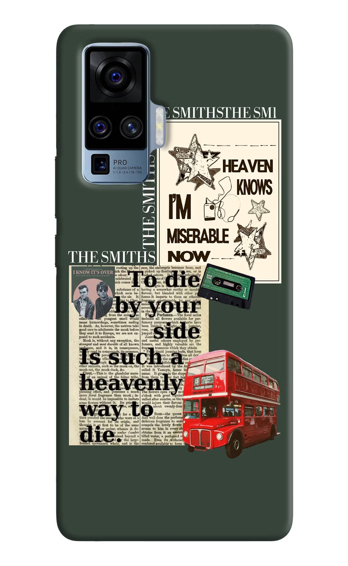 The Smiths Vivo X50 Pro Hard Case Back Cover by Casekaro
