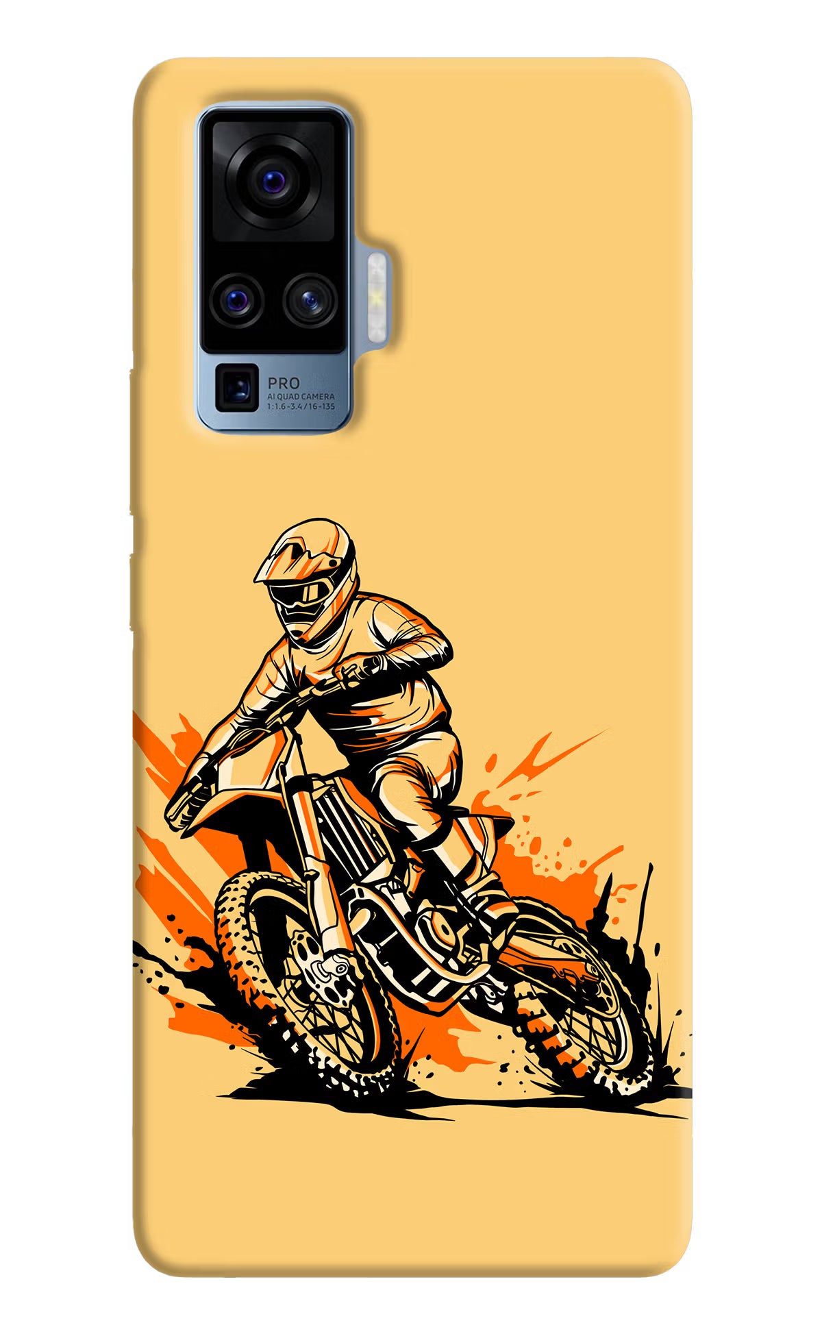 Off-Road Fury Vivo X50 Pro Hard Case Back Cover by Casekaro