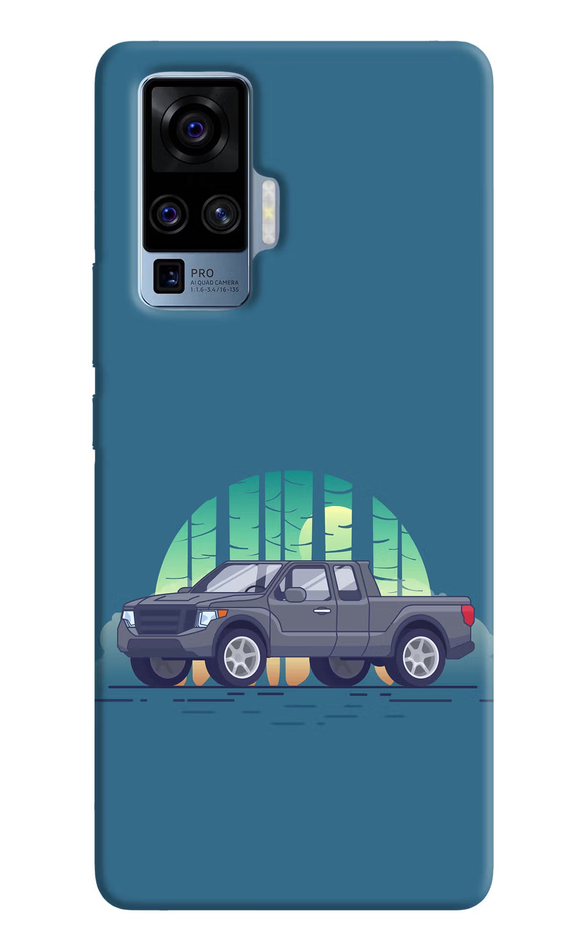 Retro Garage Vibe Vivo X50 Pro Hard Case Back Cover by Casekaro