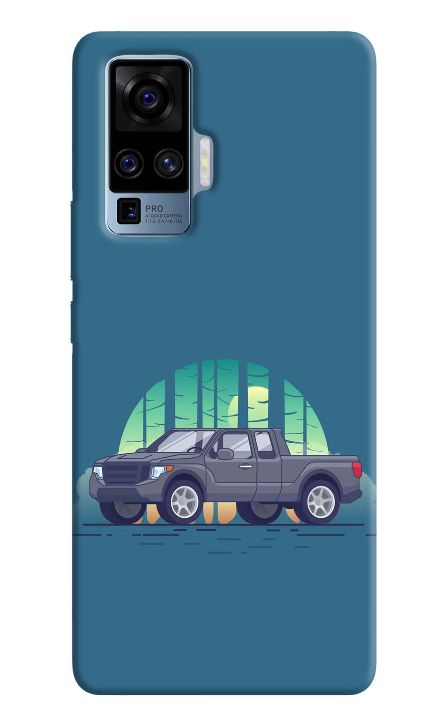 Retro Garage Vibe Vivo X50 Pro Back Cover, Hard case