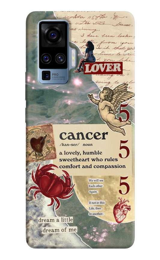Cancer Zodiac Vivo X50 Pro Hard Case Back Cover by Casekaro