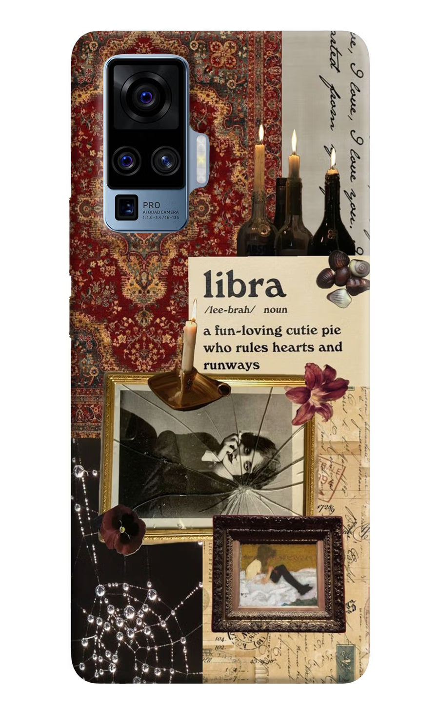 Libra Zodiac Vivo X50 Pro Back Cover, Hard case