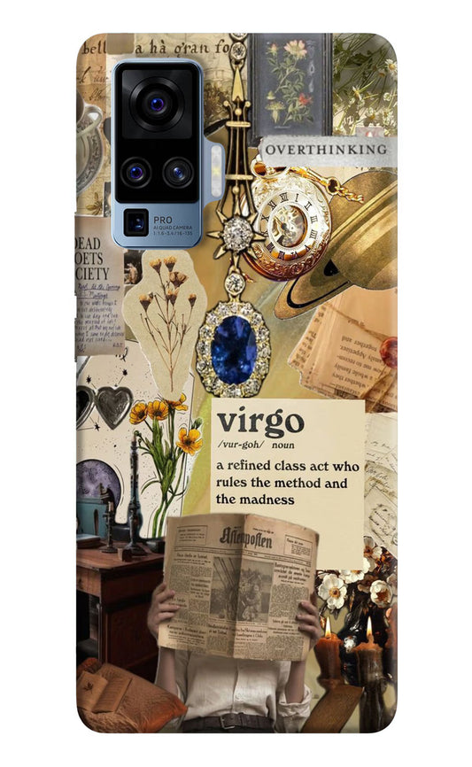 Virgo Zodiac Vivo X50 Pro Hard Case Back Cover by Casekaro