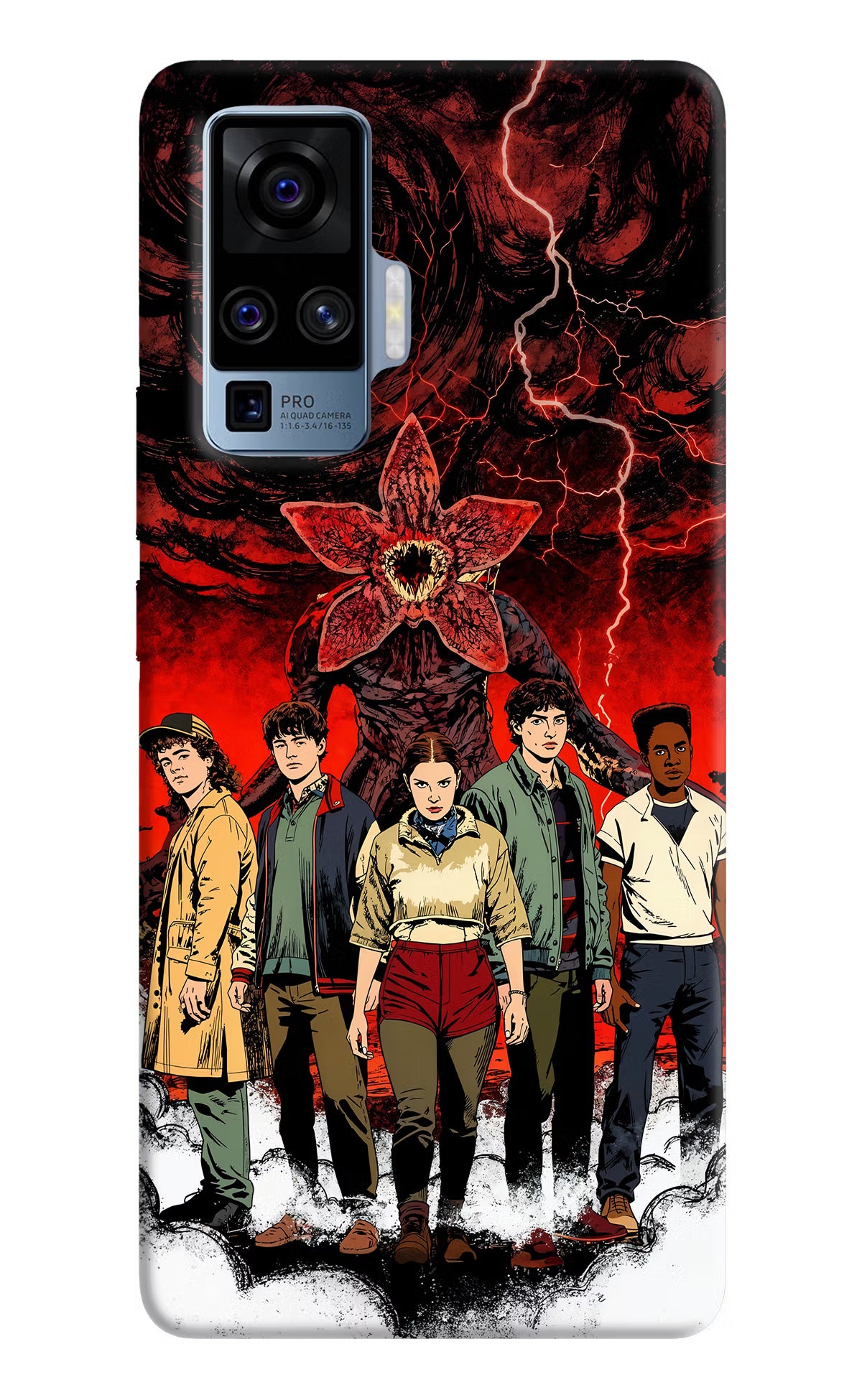 Ordinary Things Characters Vivo X50 Pro Hard Case Back Cover by Casekaro