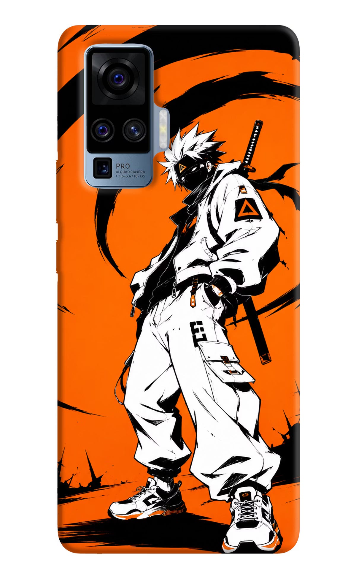 Street Samurai  Vivo X50 Pro Hard Case Back Cover by Casekaro