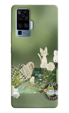 Aesthetic anime Vivo X50 Pro Hard Case Back Cover by Casekaro