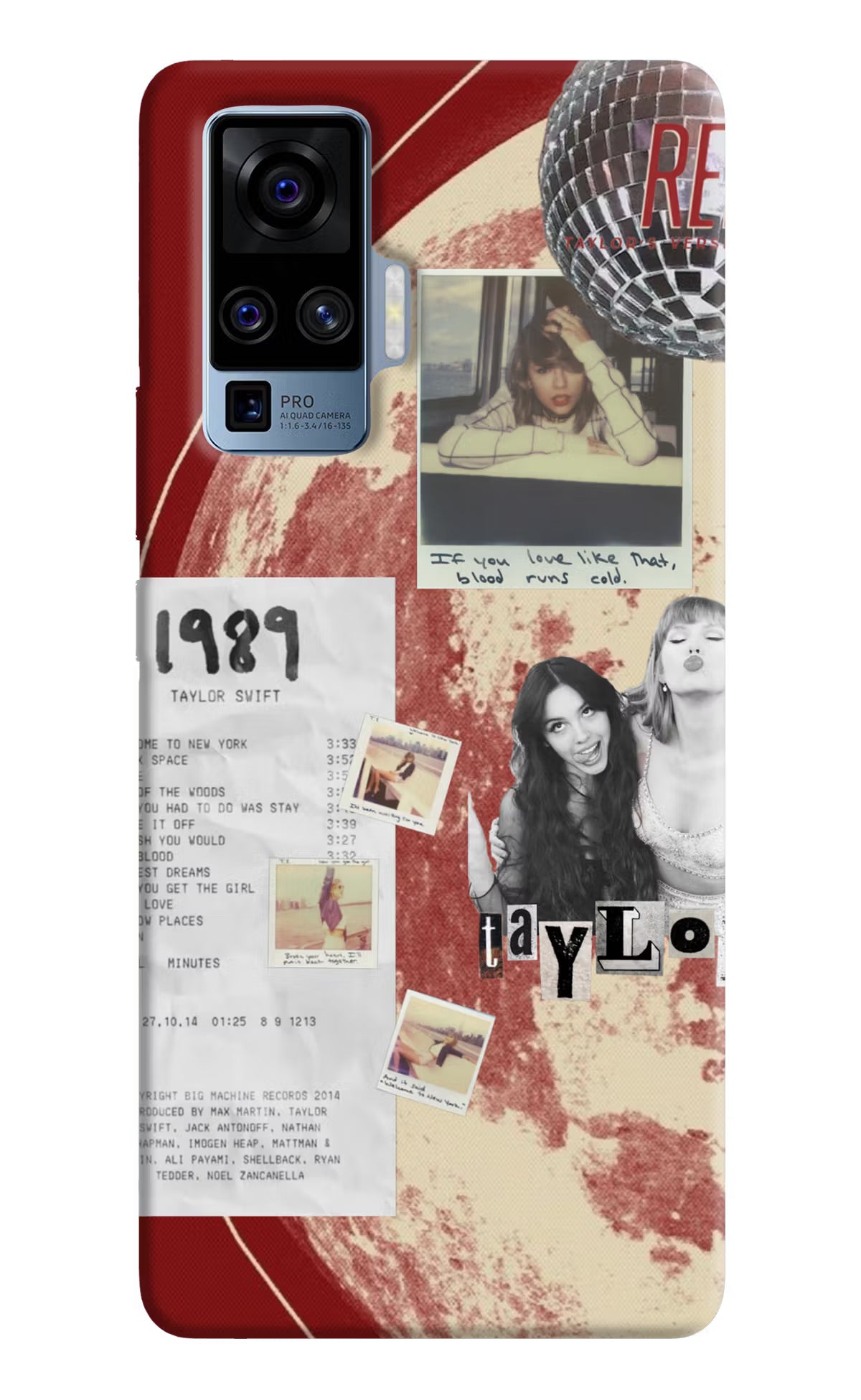 Taylor Swift Vivo X50 Pro Back Cover
