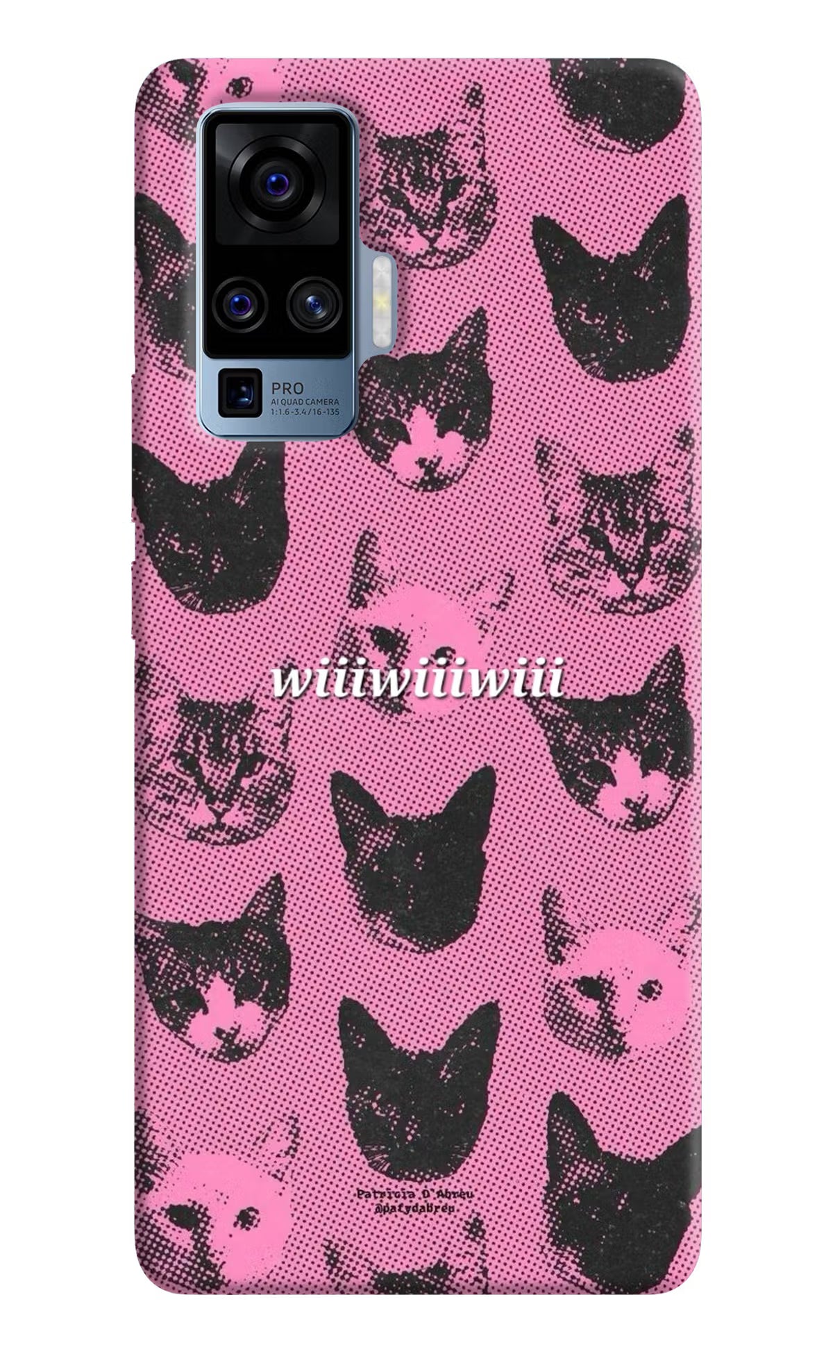 Pink Cats Vivo X50 Pro Back Cover