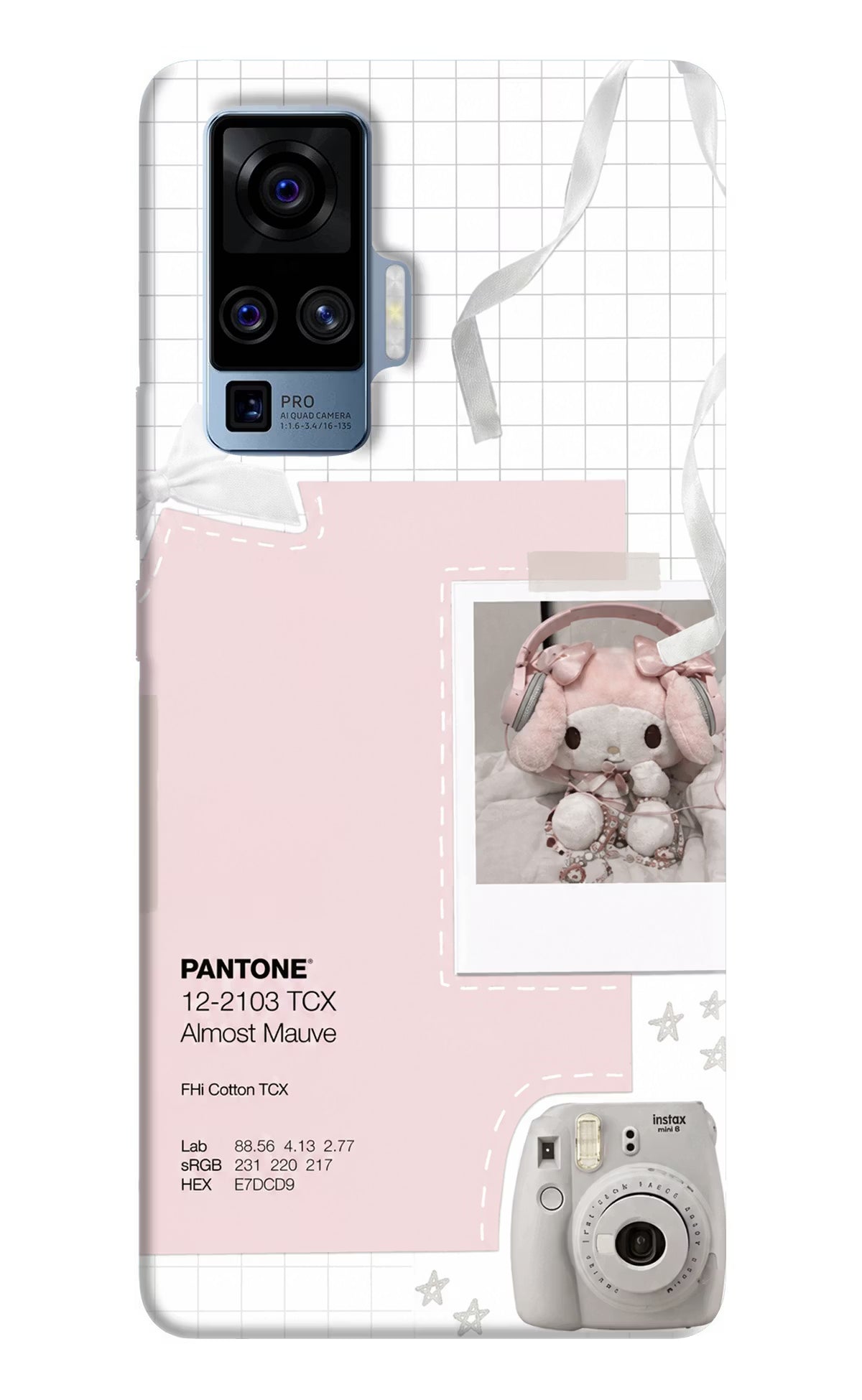 Pantone Asthetic Vivo X50 Pro Back Cover