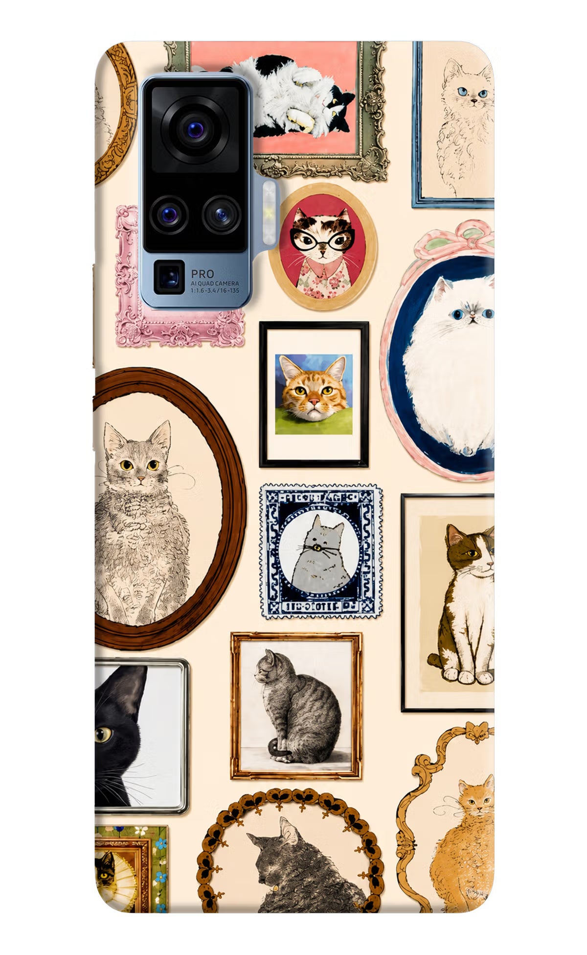 Mirror Cats Vivo X50 Pro Back Cover