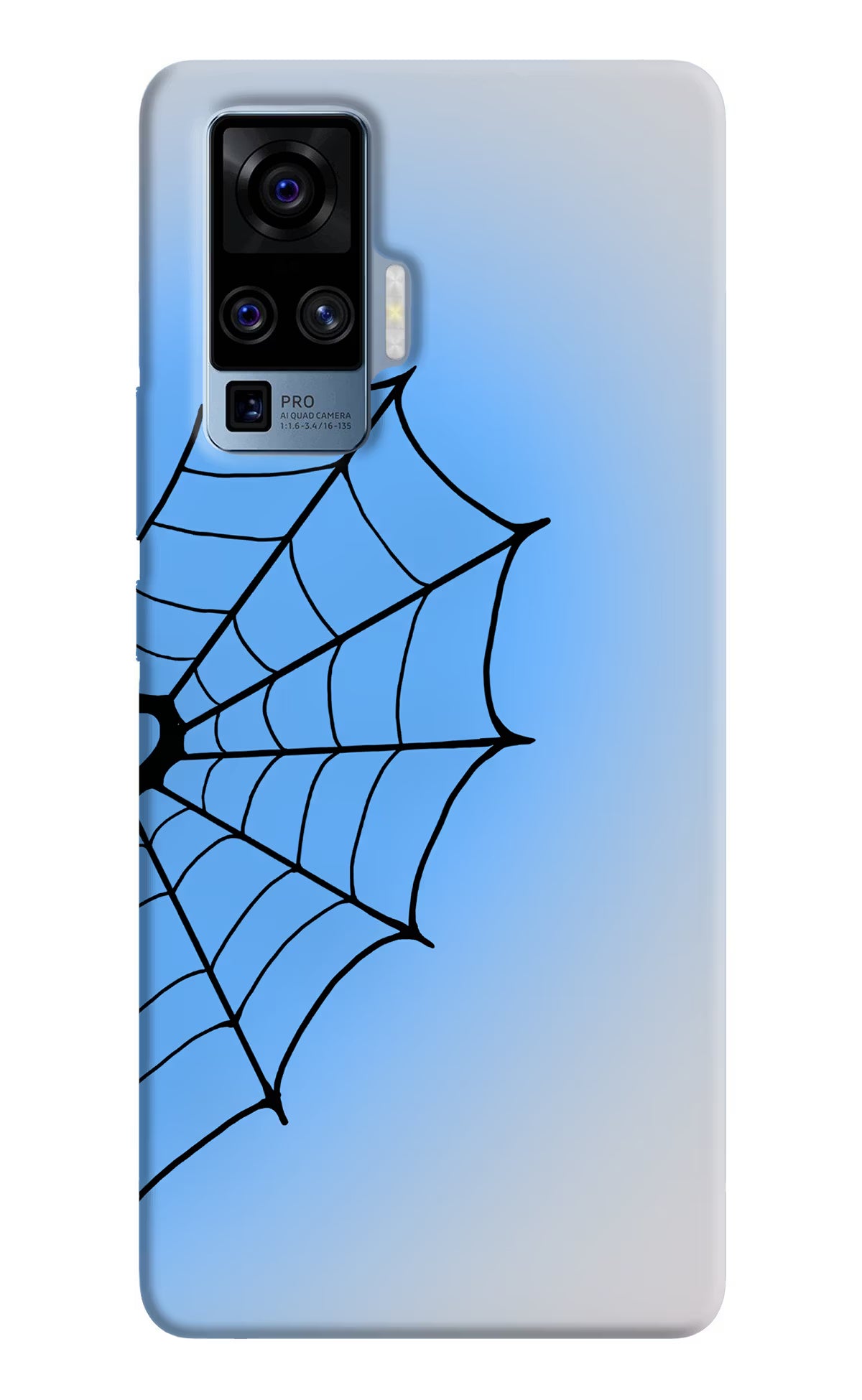 Blue Web Vivo X50 Pro Back Cover