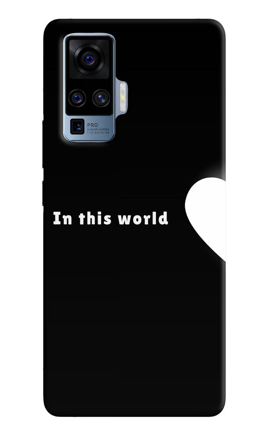 This World Vivo X50 Pro Hard Case Back Cover by Casekaro