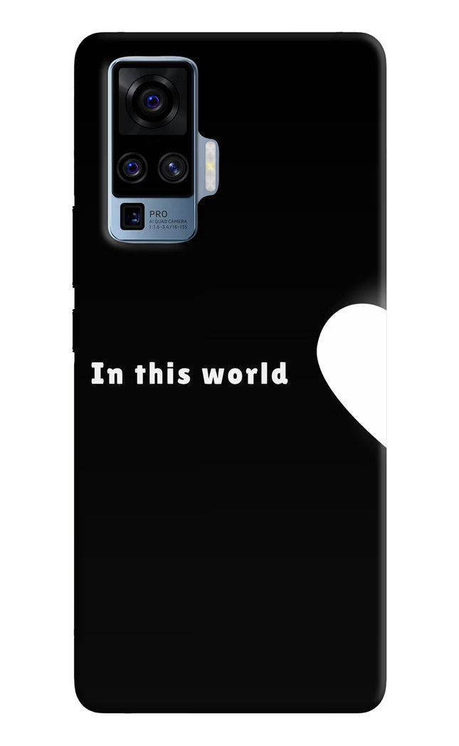 This World Vivo X50 Pro Hard Case Back Cover by Casekaro