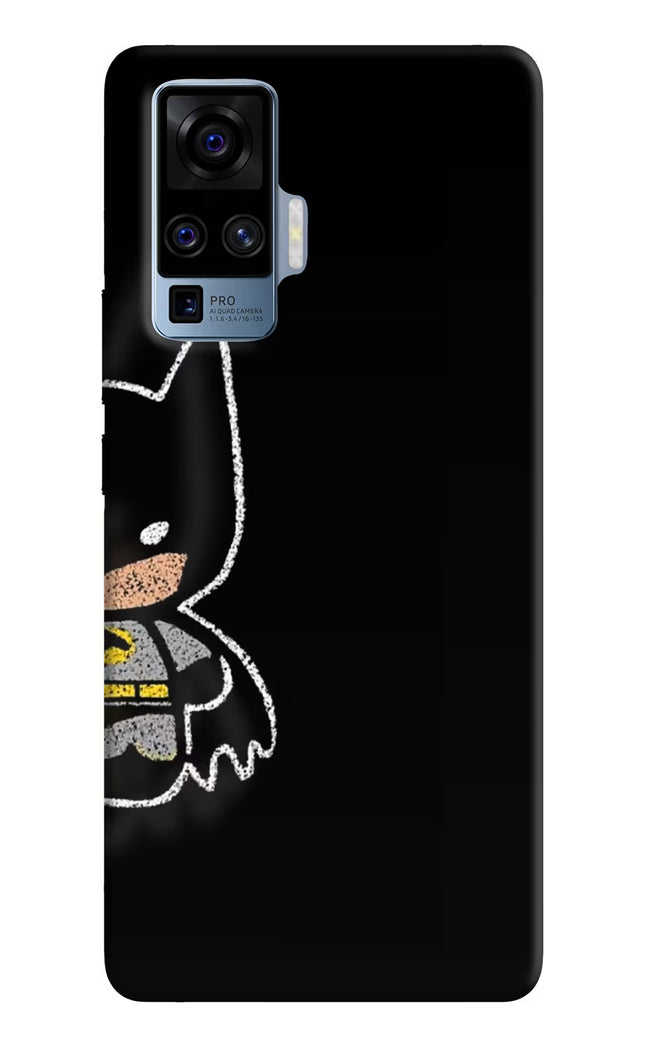 Bat Kitty Vivo X50 Pro Hard Case Back Cover by Casekaro
