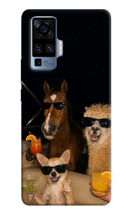 Party Squad Vivo X50 Pro Hard Case Back Cover by Casekaro