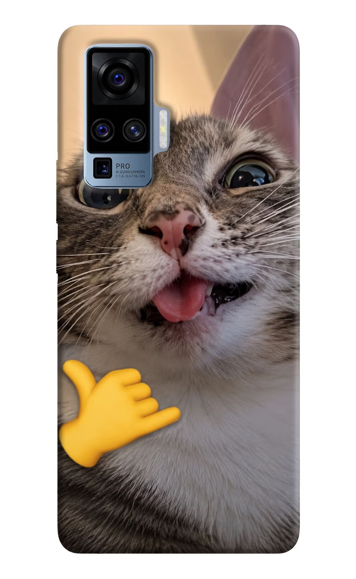 Silly Cat Call Vivo X50 Pro Back Cover
