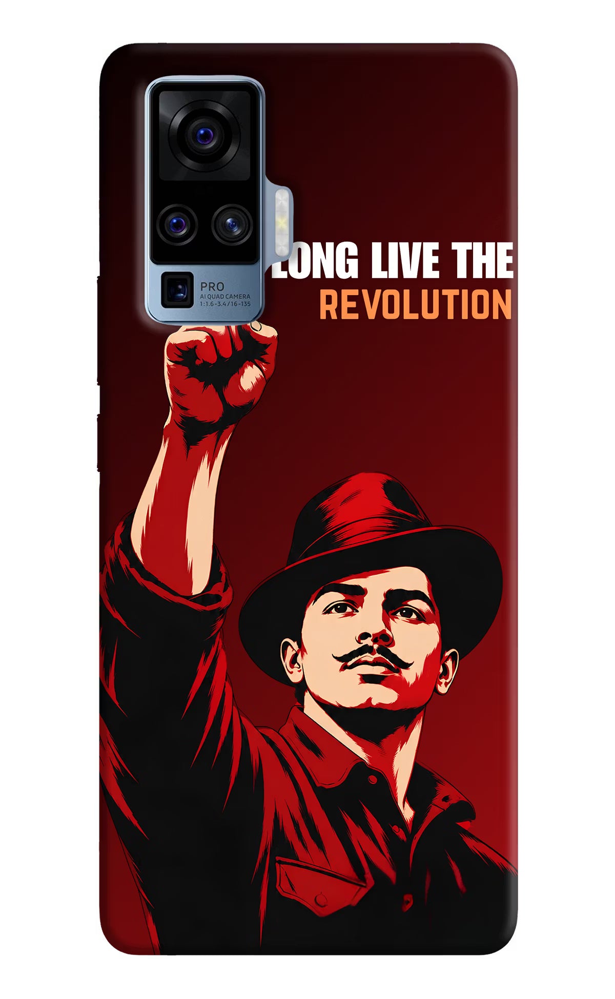 Bhagat Singh Revolution Vivo X50 Pro Back Cover