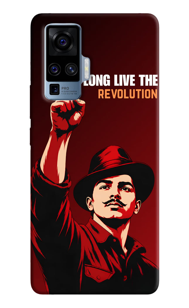 Bhagat Singh Revolution Vivo X50 Pro Hard Case Back Cover by Casekaro