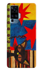 Pop Cat Vivo X50 Pro Back Cover