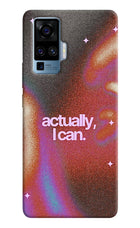 Pink Aura Vivo X50 Pro Back Cover