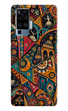 Folk Print Vivo X50 Pro Back Cover
