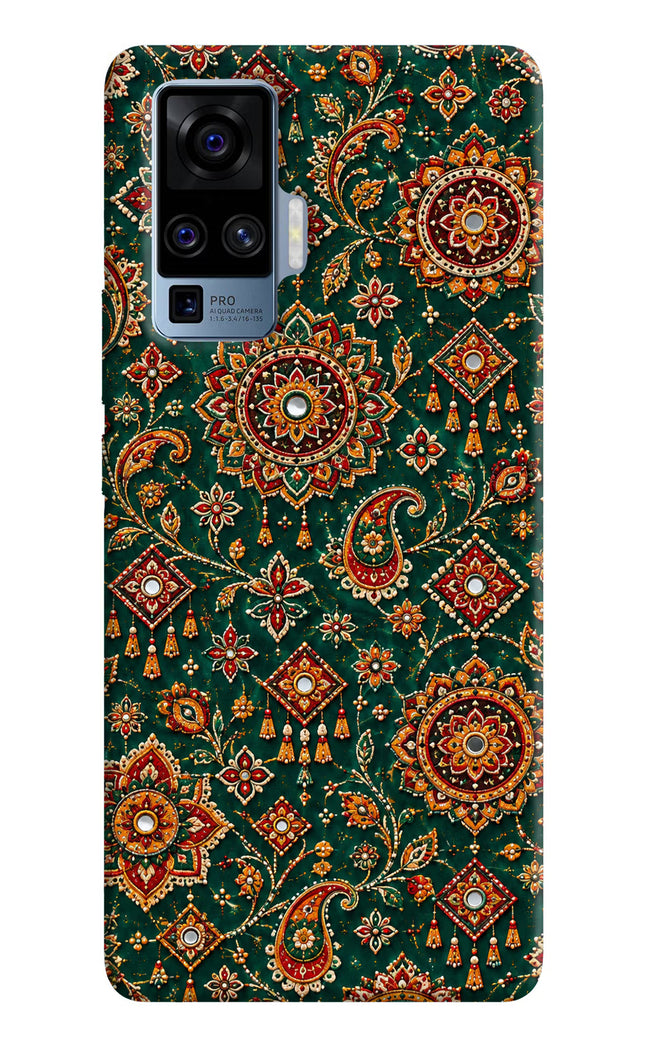 Green Pataka Vivo X50 Pro Hard Case Back Cover by Casekaro