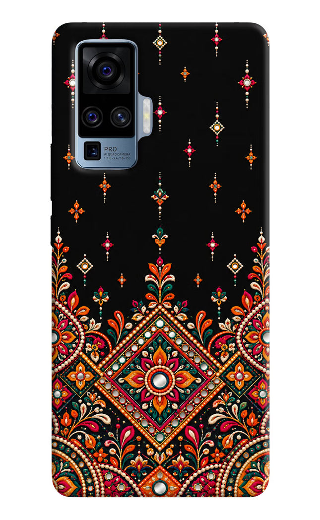 Noir Mehfil Vivo X50 Pro Hard Case Back Cover by Casekaro