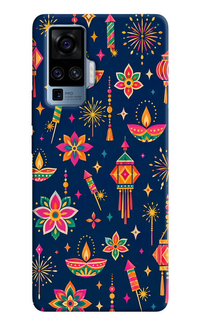 Festive Pop Vivo X50 Pro Hard Case Back Cover by Casekaro