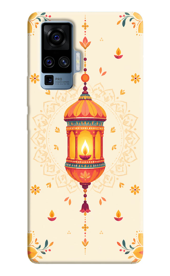 Golden Lantern Vivo X50 Pro Hard Case Back Cover by Casekaro