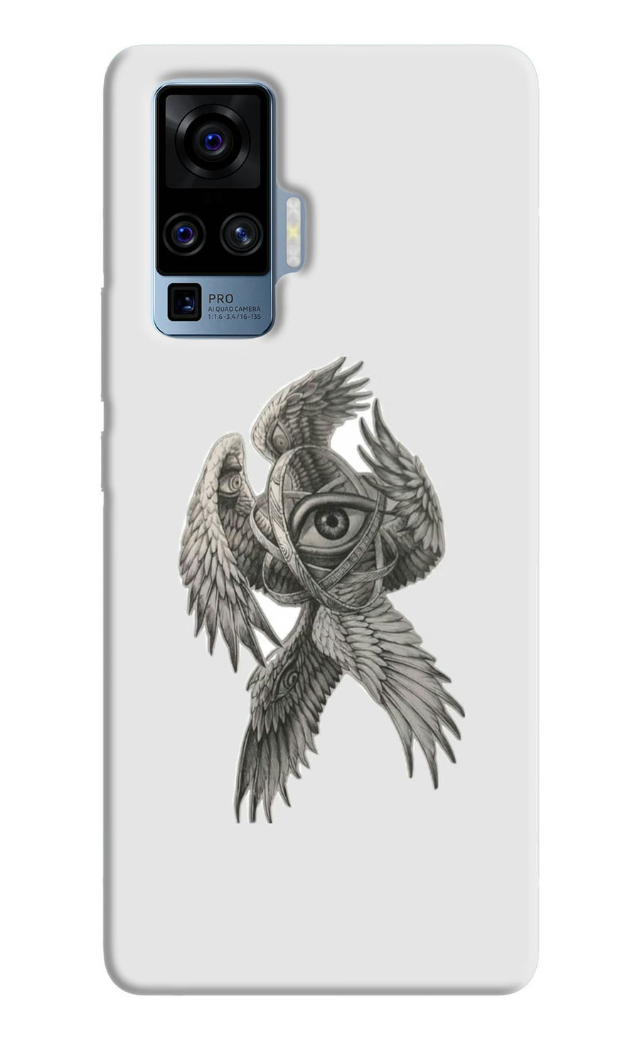 Accurate Angel Vivo X50 Pro Back Cover, Hard case