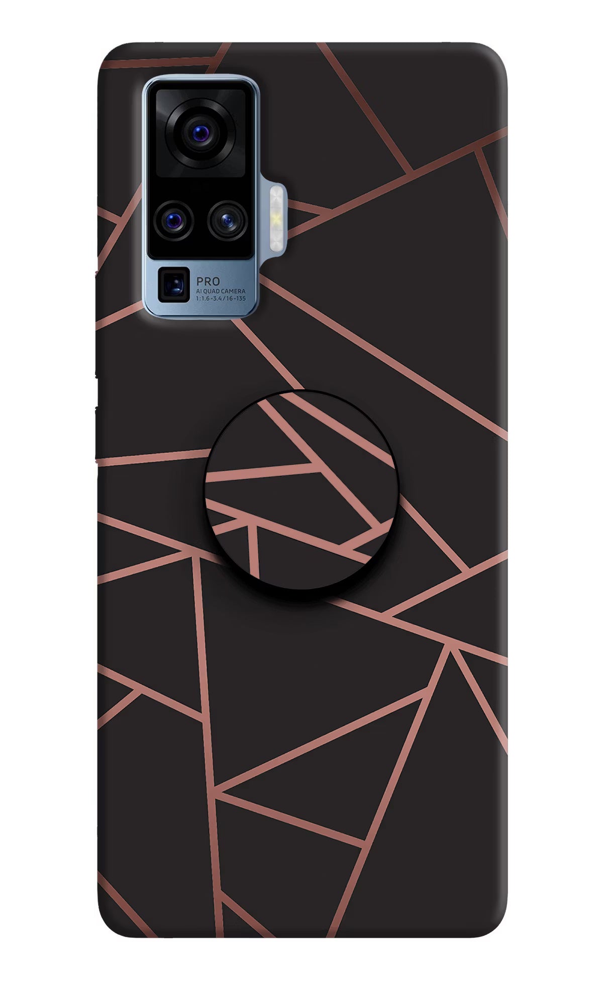 Geometric Pattern Vivo X50 Pro Pop Case by Casekaro